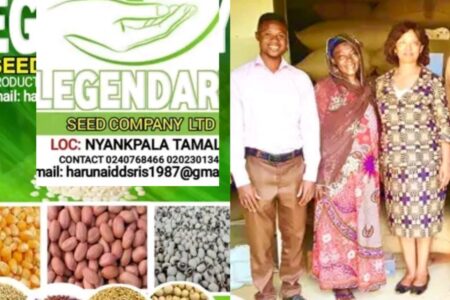 Legendary seeds production and marketing set up in Nyankpala, Northern Ghana.